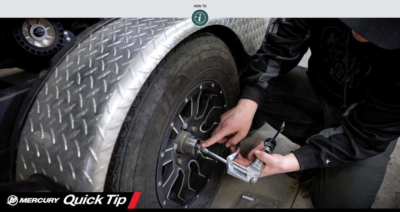 Quick Tip: How to Check and Add Grease to Trailer Wheel Bearings