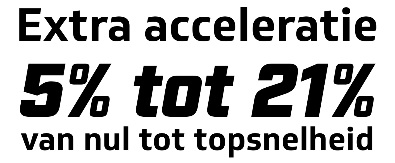 Verbeterde acceleratie