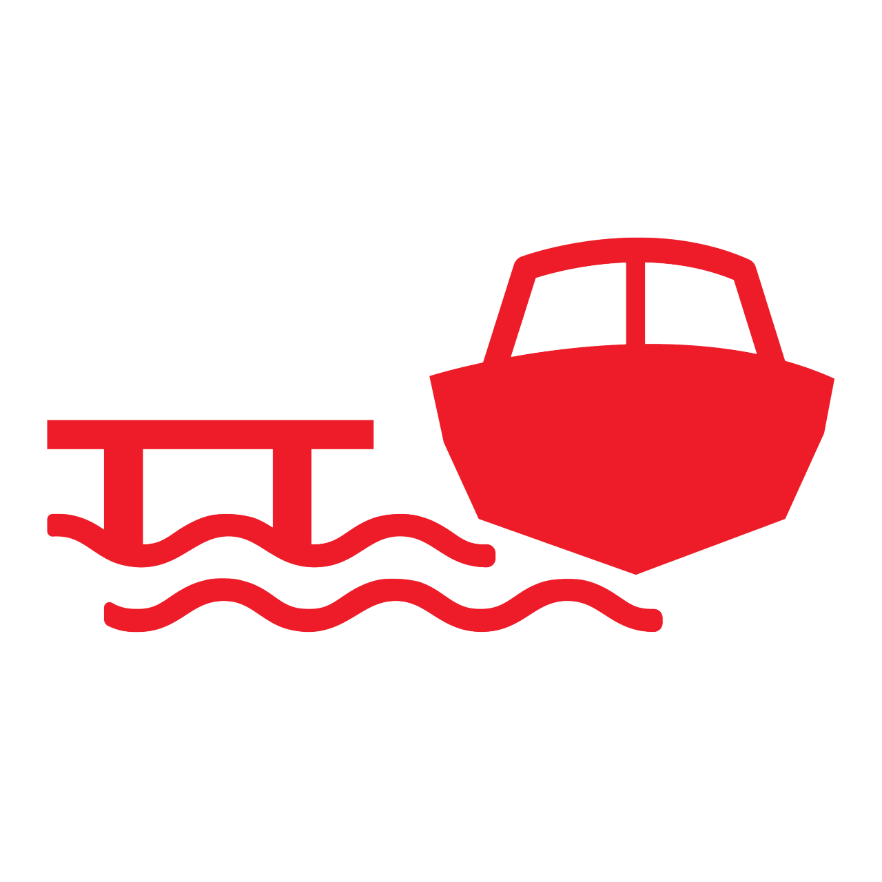 Pictogram aanmeren