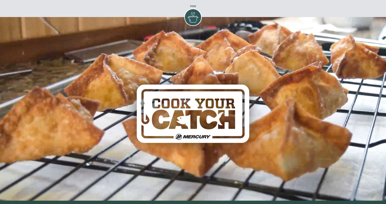 Cook Your Catch: Catfish Wontons with Avocado Dipping Sauce