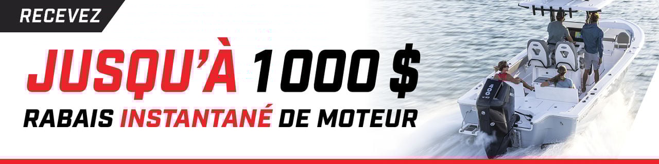 Obtenez jusqu'à 1 000 $ de rabais sur un hors-bord Mercury neuf