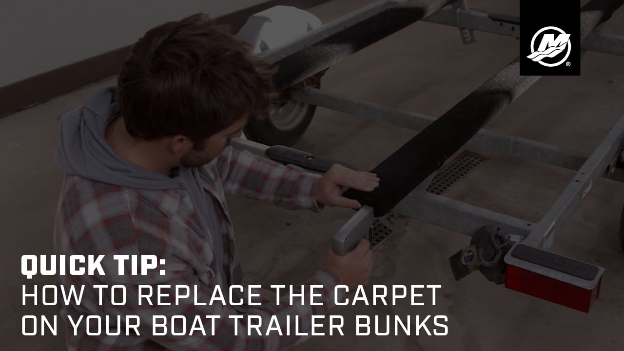 Quick Tip: How to Replace the Carpet on Your Boat Trailer Bunks