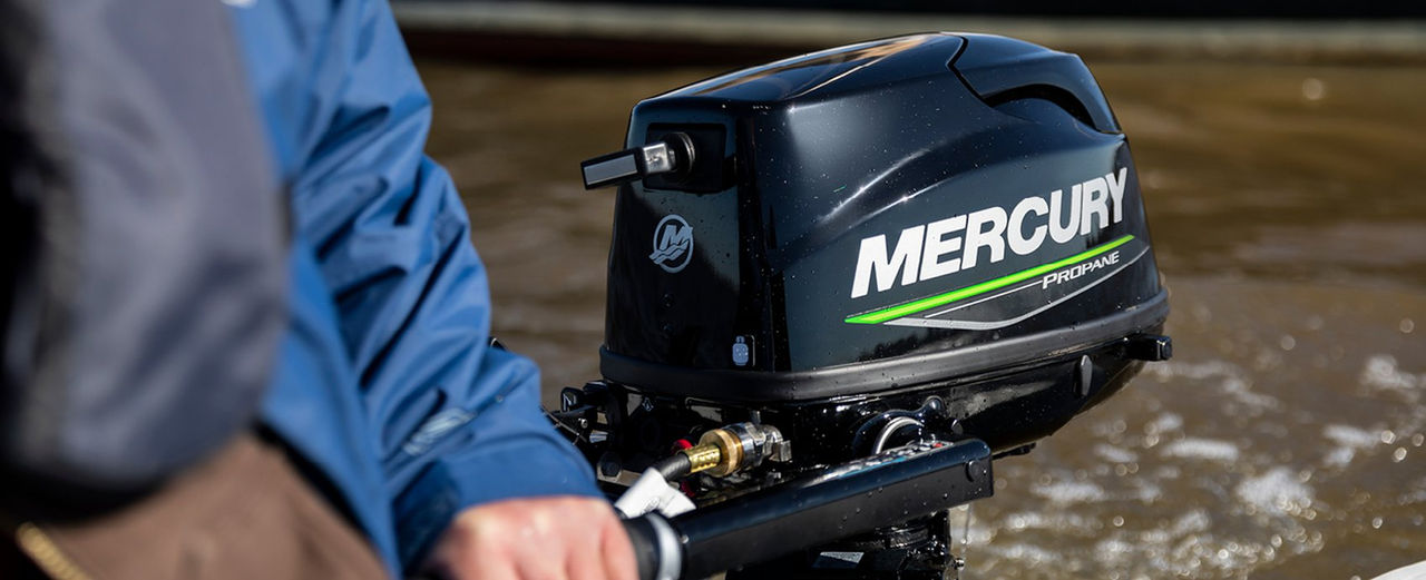 New Mercury 5hp Propane FourStroke is Powerful, Portable, and Reliable