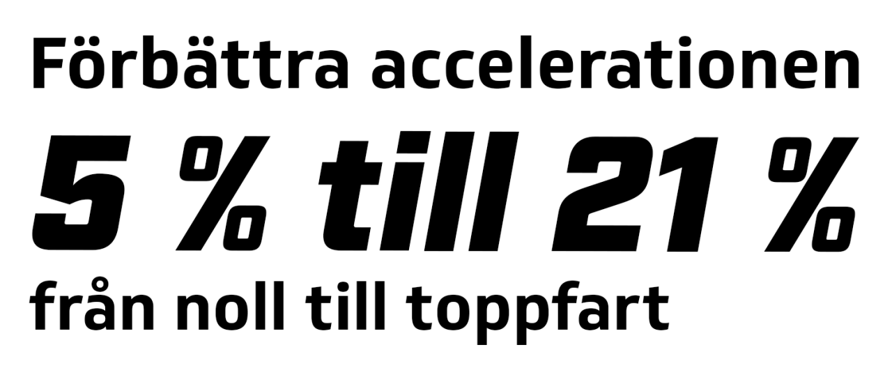 Förbättrad acceleration