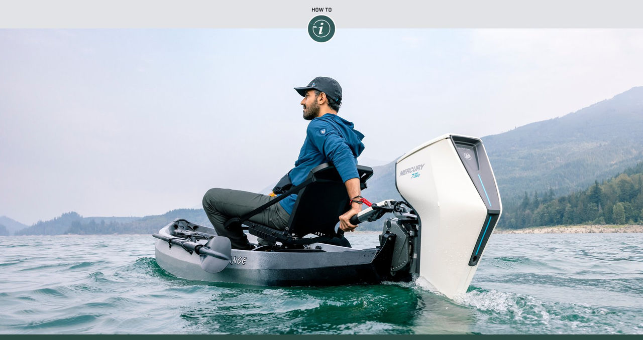 How to Use the Avator Electric Outboard