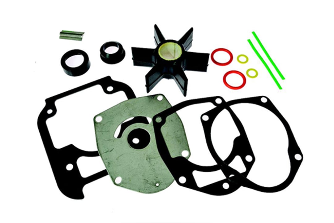 Water pump kits and impellers