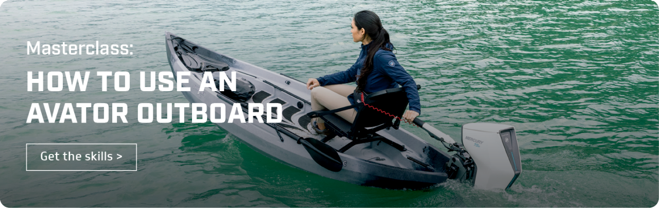 how to use an avator outboard motor