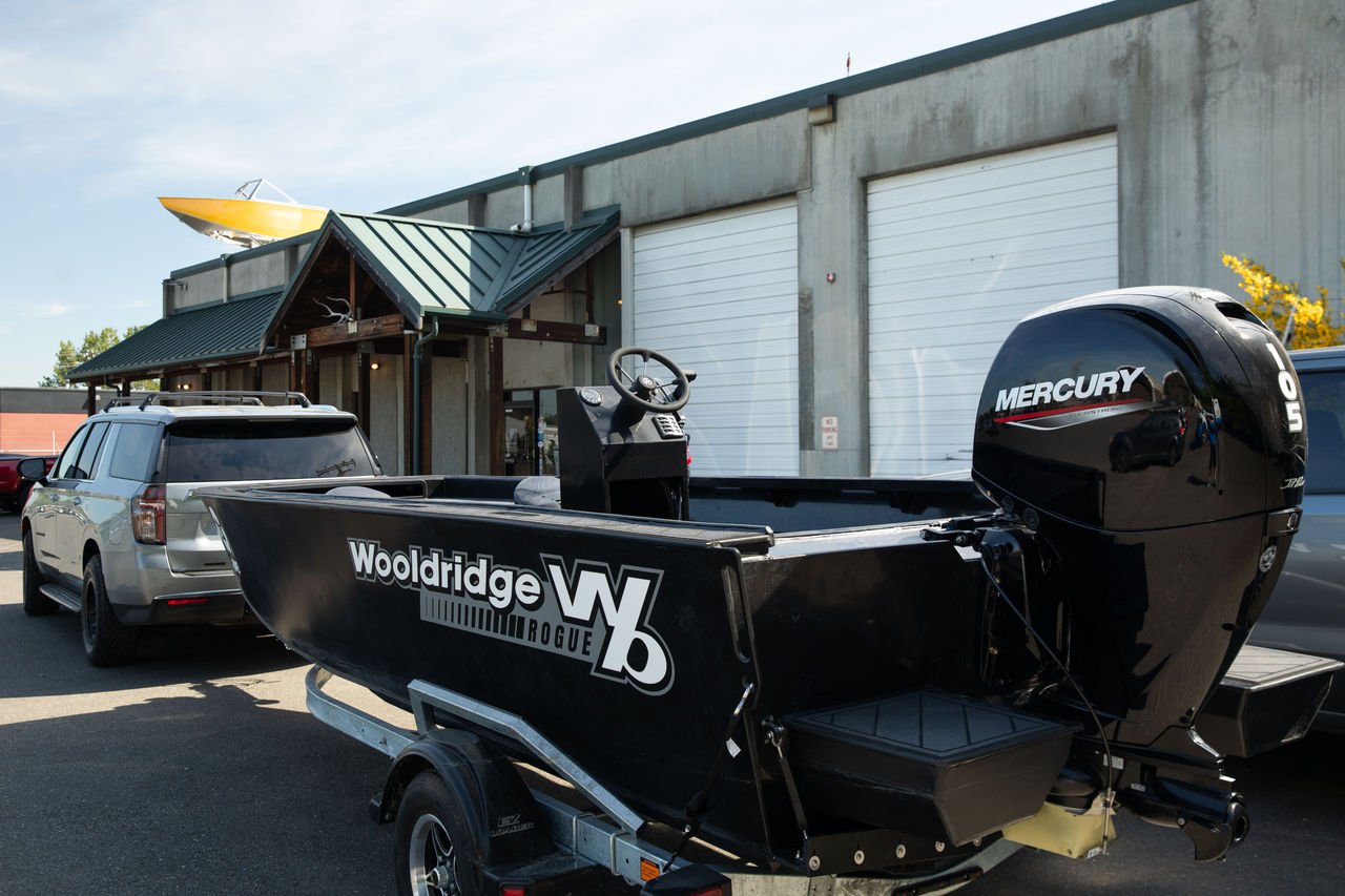 Wooldridge Boat at shop