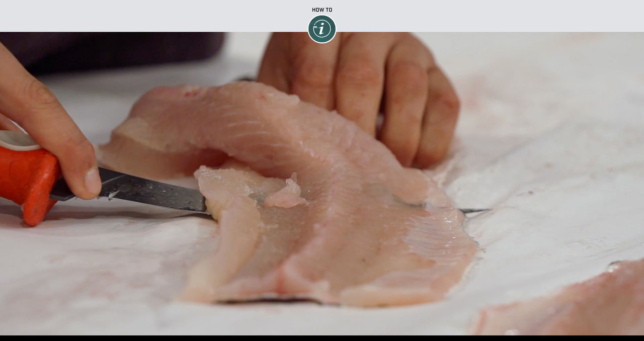 How to Cut a Boneless Pike Fillet