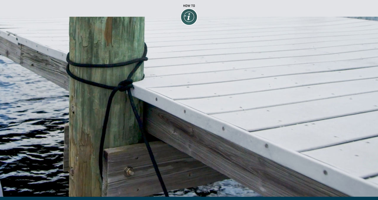 How to Tie Your Boat to Fixed Pilings