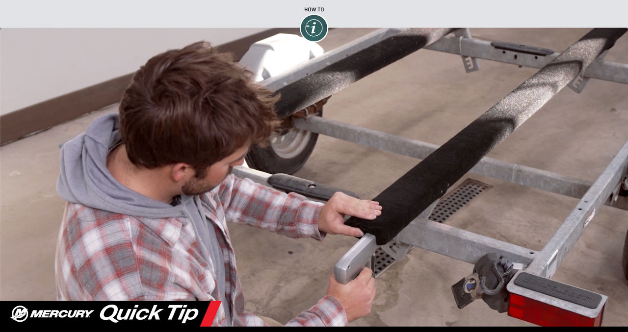 Quick Tip: How to Replace the Carpet on Your Boat Trailer Bunks