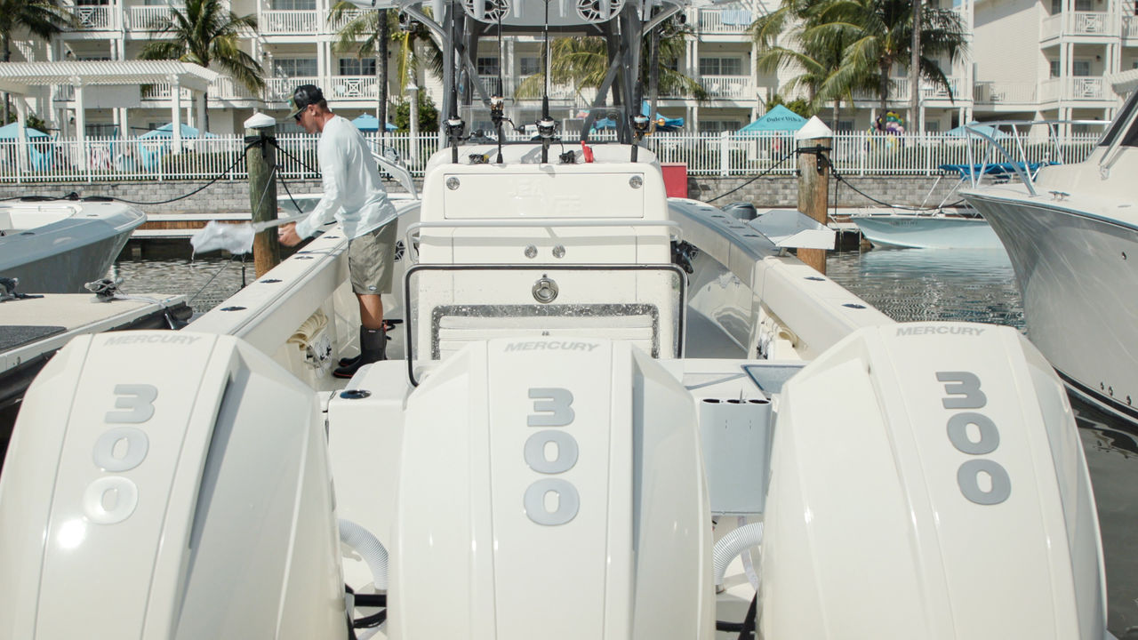 Rush's repower at marina