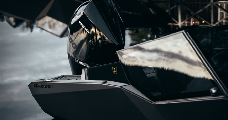 black mercury marine outboard engine