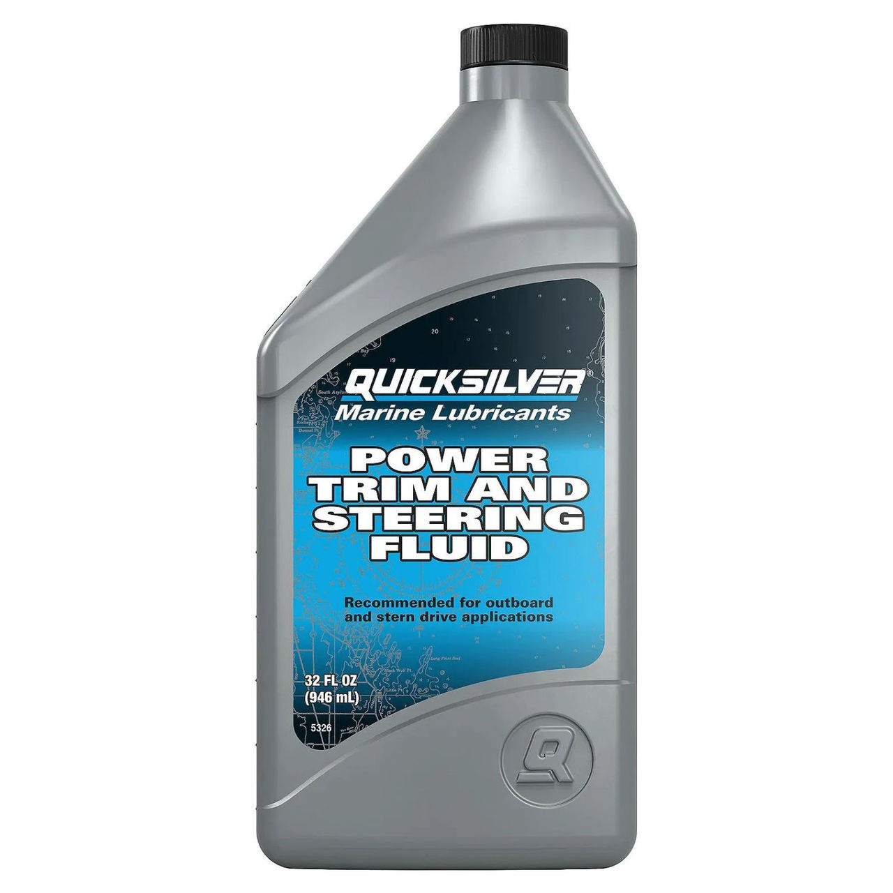 Quicksilver 858075Q01 Power Trim and Steering Fluid, 32 oz